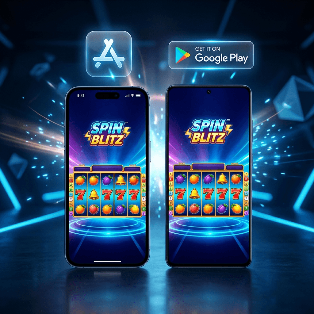 Spin Blitz App auf Smartphone